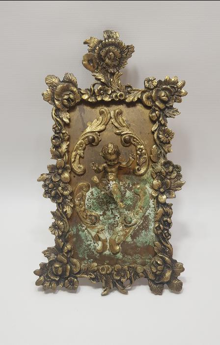 OSMANLI DÖNEMİ RUM İŞİ ÇOCUK MELEK FİGÜRLÜ DUVAR PANOSU