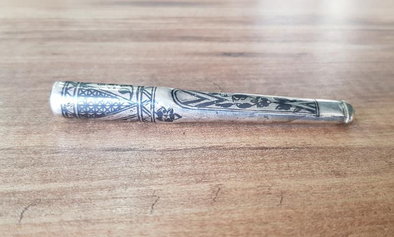 OSMANLI DÖNEMİ SAVATLI GÜMÜŞ AĞIZLIK