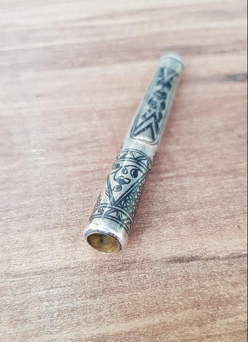 OSMANLI DÖNEMİ SAVATLI GÜMÜŞ AĞIZLIK