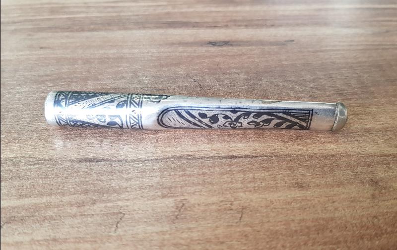 OSMANLI DÖNEMİ SAVATLI GÜMÜŞ AĞIZLIK