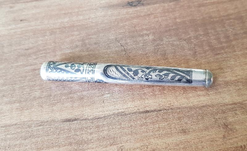 OSMANLI DÖNEMİ SAVATLI GÜMÜŞ AĞIZLIK