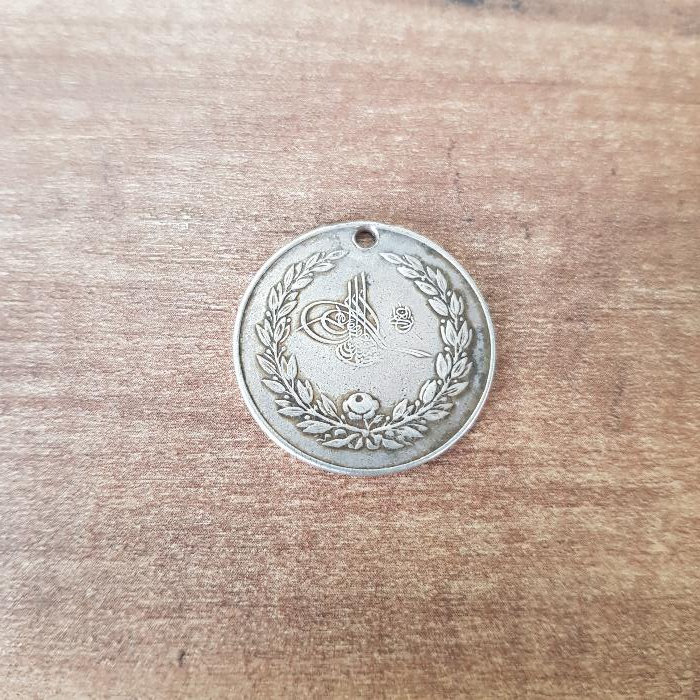 OSMANLI GÜMÜŞ YUNAN MUHAREBESİ MADALYASI 