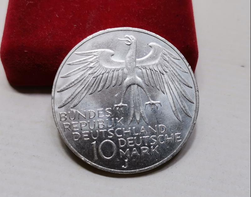 1972 ALMANYA MÜNİH OLİMPİYATLARI GÜMÜŞ 10 MARK HATIRA PARA