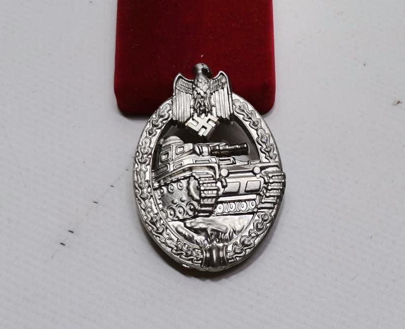 2. DÜNYA SAVAŞI ALMANYA NAZİ TANKÇI ROZETİ