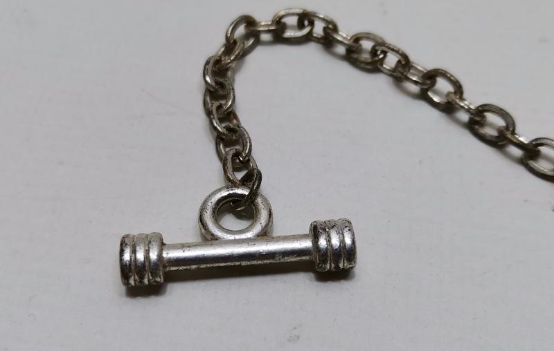 ANTİKA GÜMÜŞ KAPLAMA KÖSTEK ZİNCİRİ