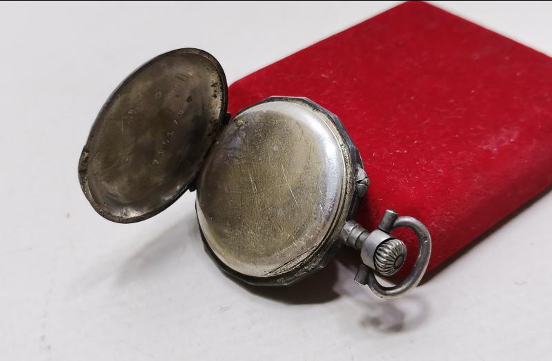 ANTİKA GÜMÜŞ ZENNE CEP SAATİ