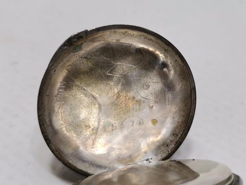 ANTİKA GÜMÜŞ ZENNE CEP SAATİ