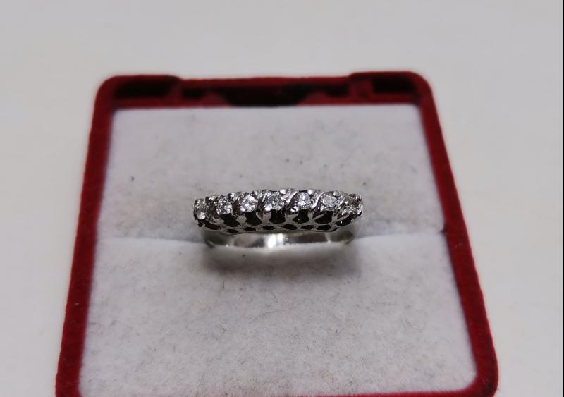 ANTİKA YEDİ TAŞ PIRLANTA YÜZÜK