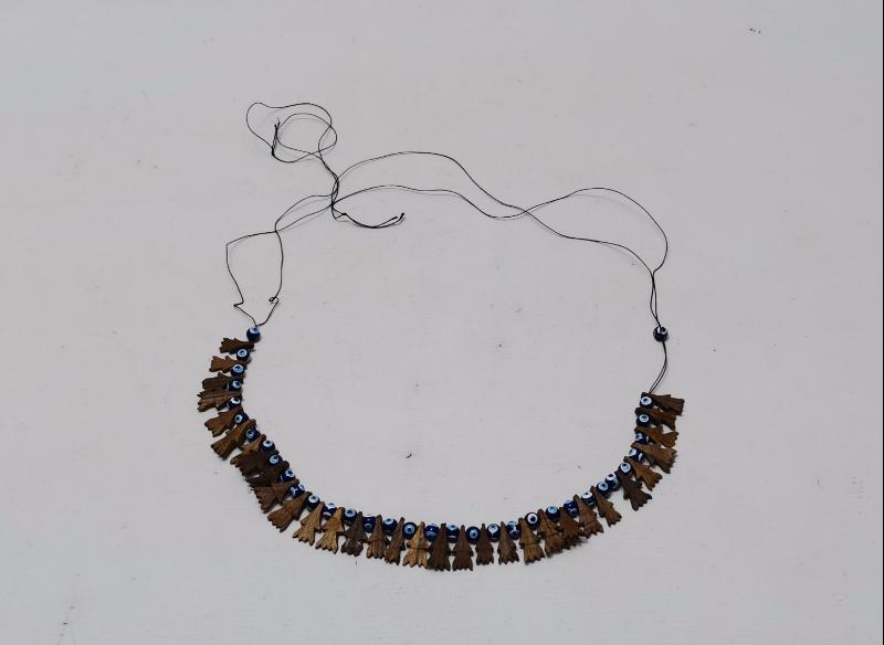 ÇİTLEMBİK AĞACINDAN YAPILMIŞ NAZARLIK KOLYE