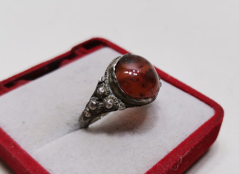 AKİK TAŞLI GÜMÜŞ YÜZÜK