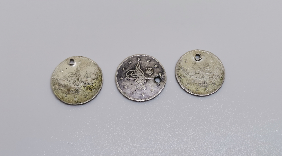 MEHMET REŞAD VE ABDÜLHAMİD HAN DÖNEMİ GÜMÜŞ 2 KURUŞ LOTU