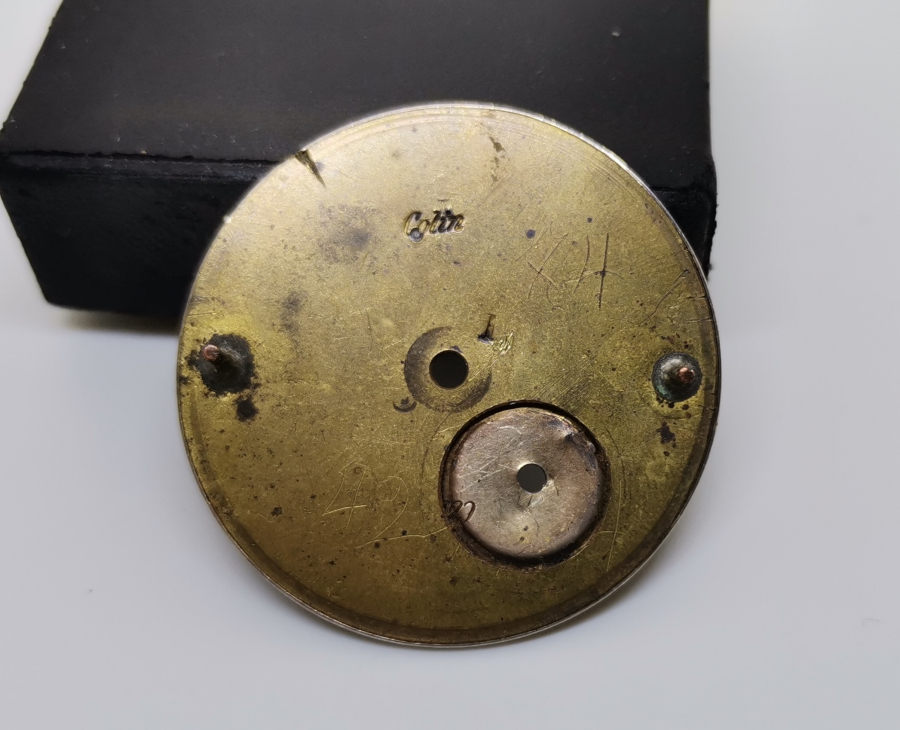 OSMANLI DÖNEMİ GÜMÜŞ CEP SAATİ KADRANI