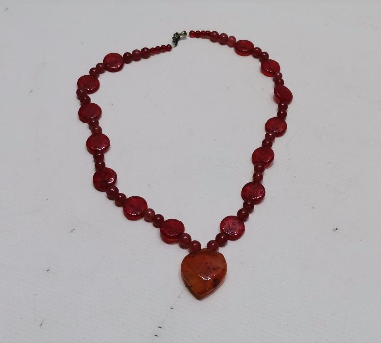 OSMANLI DÖNEMİ HAC YADİGARI AKİK GERDANLIK 