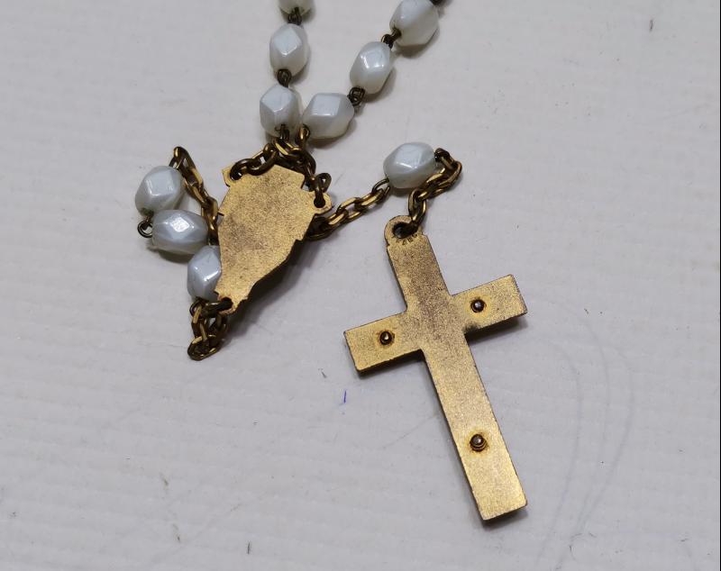 OSMANLI DÖNEMİ ORJİNAL DERİ KILIFINDA OPAL PAPAZ TESPİHİ