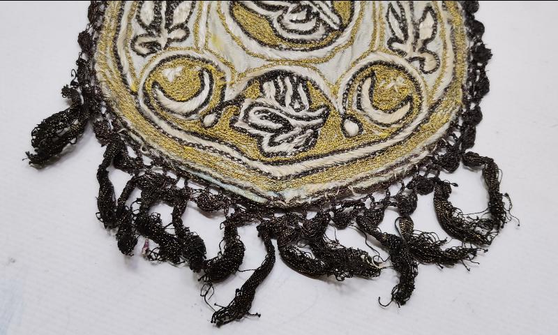 OSMANLI DÖNEMİ TUĞRALI, AY YILDIZLI VE OSMANLICA YAZDİGAR YAZILI ESERİ İSTANBUL KESE