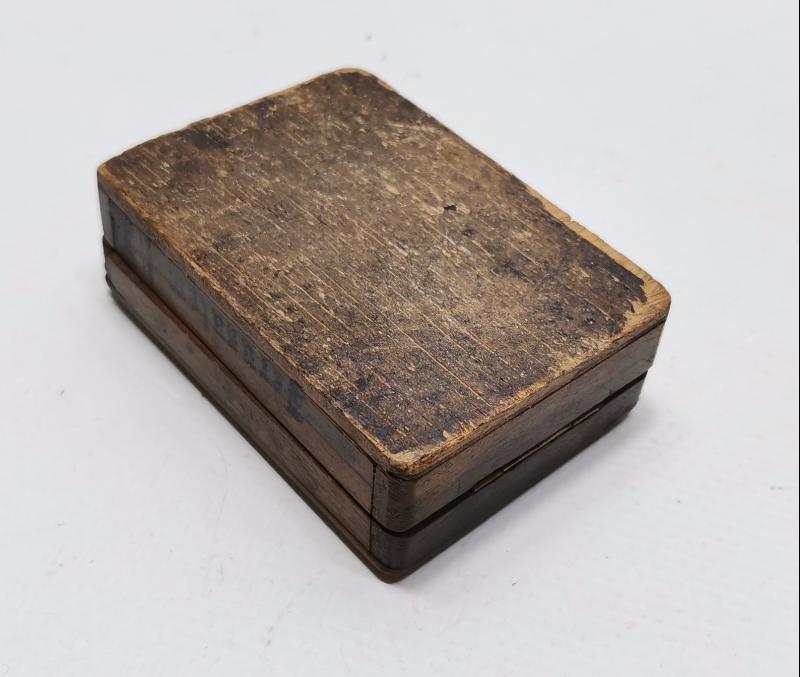 OSMANLI DÖNEMİ ÜZERİ HAÇ DESENLİ JERUSALEM YAZILI AHŞAP KUTU