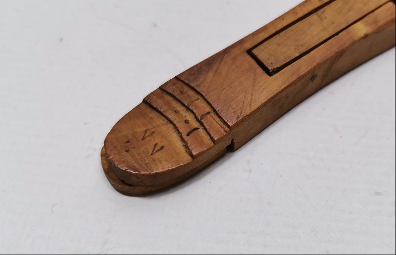 OSMANLICA YAZILI NADİR AHŞAP KUYUMCU TERAZİSİ