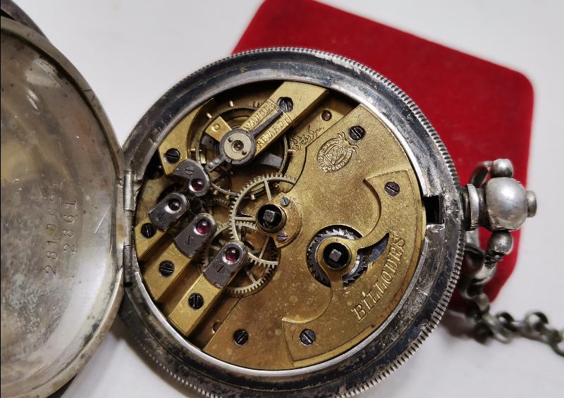 SERKISOF CONSTANTINOPLE YAZILI GÜMÜŞ KASA OSMANLI CEP SAATİ 