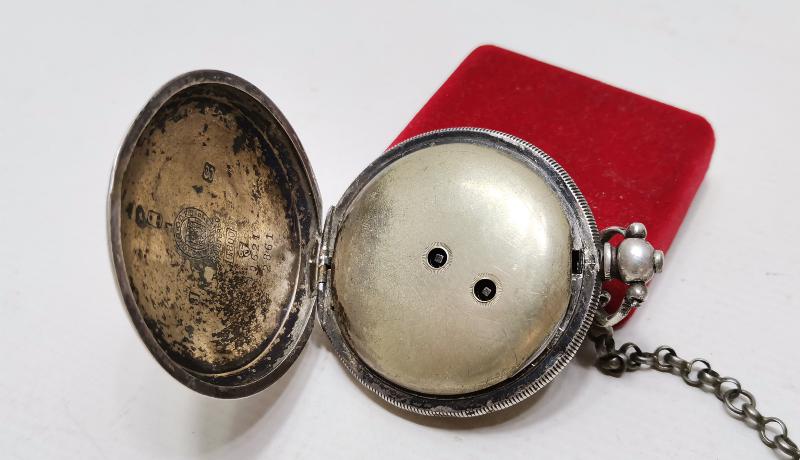 SERKISOF CONSTANTINOPLE YAZILI GÜMÜŞ KASA OSMANLI CEP SAATİ 