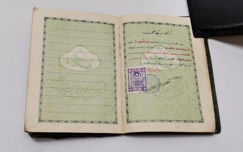 T.C. İLK DÖNEM TAYYARE CEMİYETİNİN ÇIKARTMIŞ OLDUĞU OSMANLICA EVLENME CÜZDANI