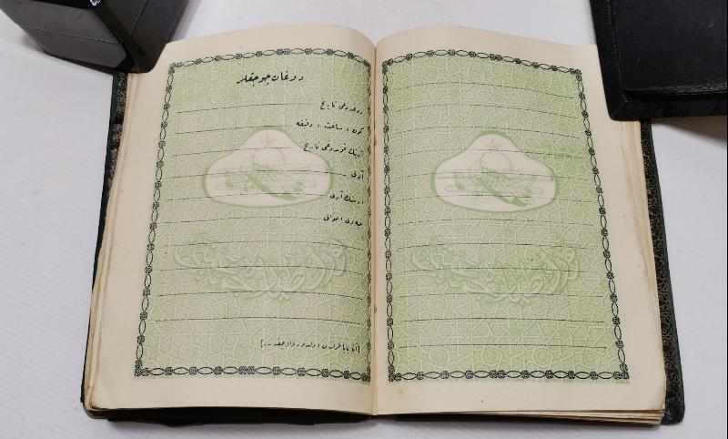 T.C. İLK DÖNEM TAYYARE CEMİYETİNİN ÇIKARTMIŞ OLDUĞU OSMANLICA EVLENME CÜZDANI