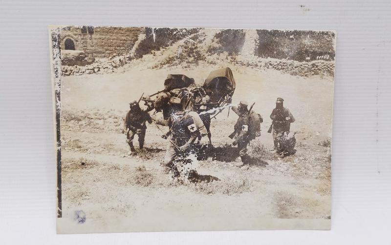 1. DÜNYA SAVAŞI ALMAN MÜTTEFİK SIHHİYE ASKERLERİ ORJİNAL FOTOĞRAF