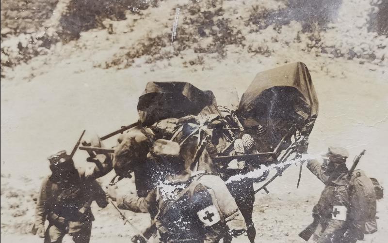 1. DÜNYA SAVAŞI ALMAN MÜTTEFİK SIHHİYE ASKERLERİ ORJİNAL FOTOĞRAF