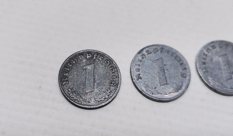 1942 TARİHLİ NAZİ ALMANYASI 1 PFENNIGLER