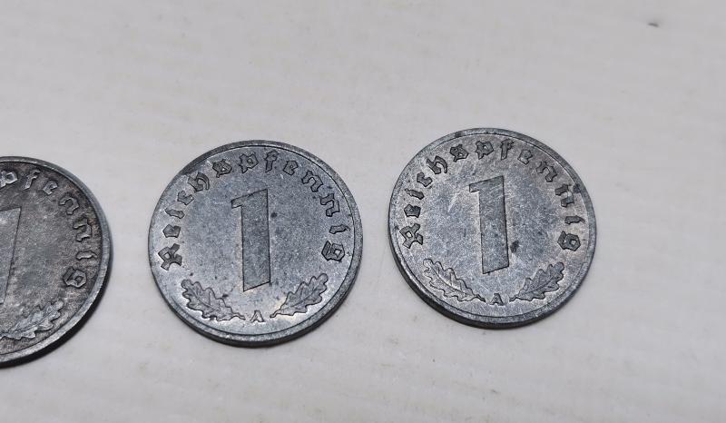 1942 TARİHLİ NAZİ ALMANYASI 1 PFENNIGLER