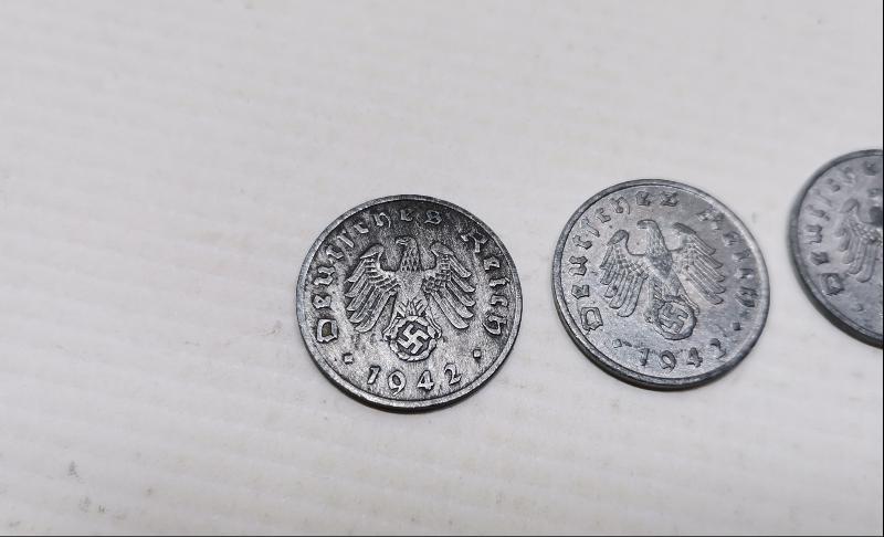 1942 TARİHLİ NAZİ ALMANYASI 1 PFENNIGLER