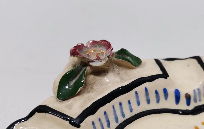 1971 TARİHLİ CUMA ÖRNEK USTA YAPIMI FARKLI FORMDA KÜTAHYA KÜL TABLASI