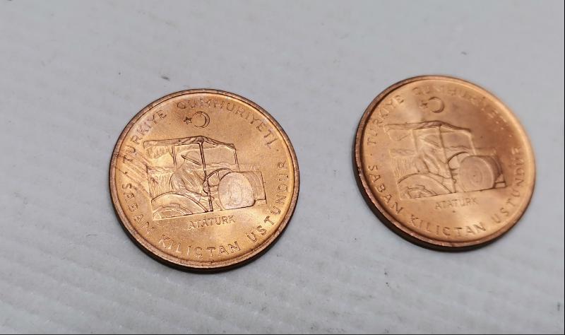 1972 TARİHLİ BAKIR 10 KURUŞ HATIRA PARA LOTU