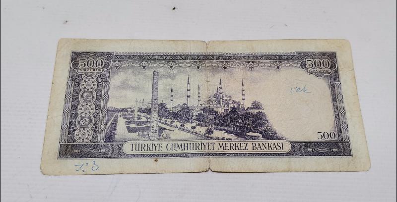 5. EMİSYON 500 LİRA 