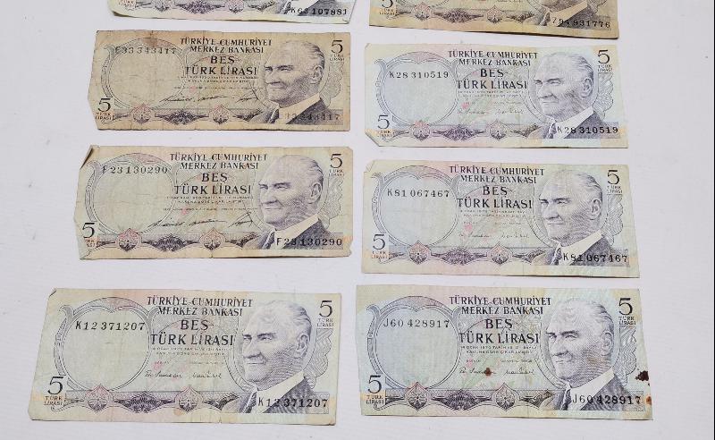 6. EMİSYON KAĞIT 5 LİRA LOTU