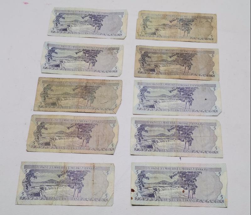 6. EMİSYON KAĞIT 5 LİRA LOTU