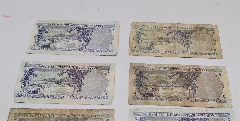 6. EMİSYON KAĞIT 5 LİRA LOTU