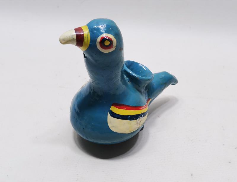 ANTİKA EYÜP İŞİ KUŞ FORMLU OYUNCAK SERAMİK DÜDÜK