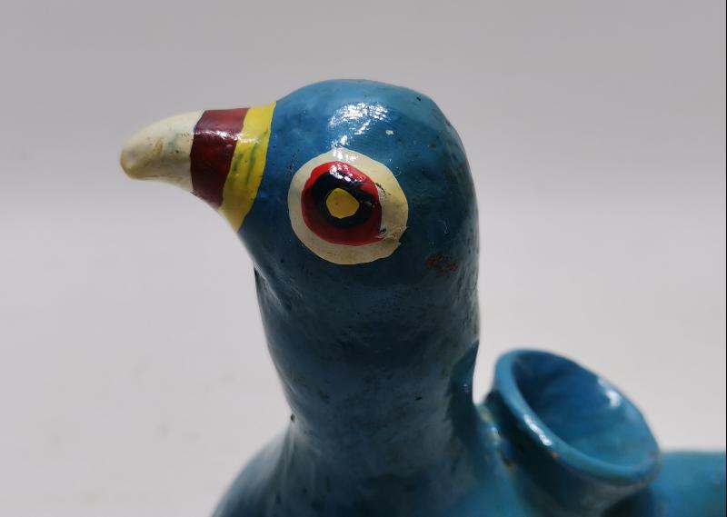 ANTİKA EYÜP İŞİ KUŞ FORMLU OYUNCAK SERAMİK DÜDÜK