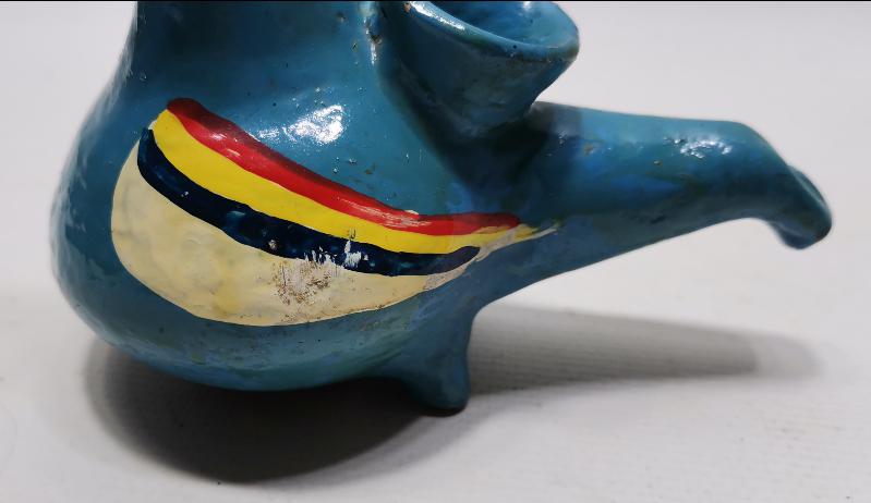 ANTİKA EYÜP İŞİ KUŞ FORMLU OYUNCAK SERAMİK DÜDÜK