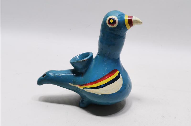 ANTİKA EYÜP İŞİ KUŞ FORMLU OYUNCAK SERAMİK DÜDÜK