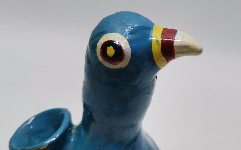 ANTİKA EYÜP İŞİ KUŞ FORMLU OYUNCAK SERAMİK DÜDÜK