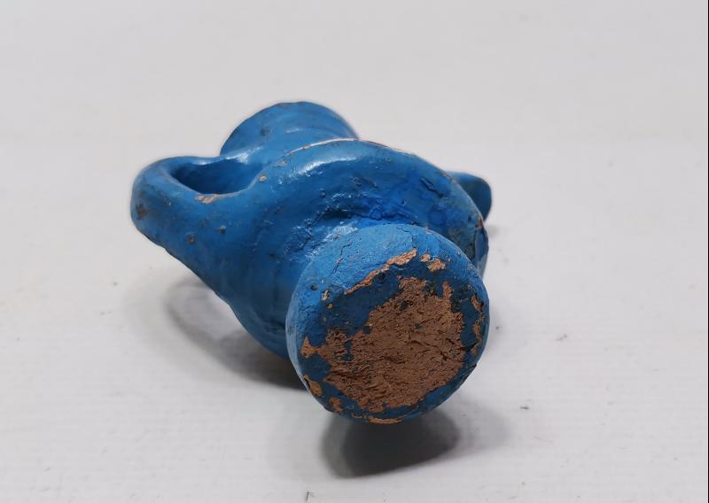 ANTİKA OYUNCAK: EL BOYAMA SERAMİK TESTİ DÜDÜK