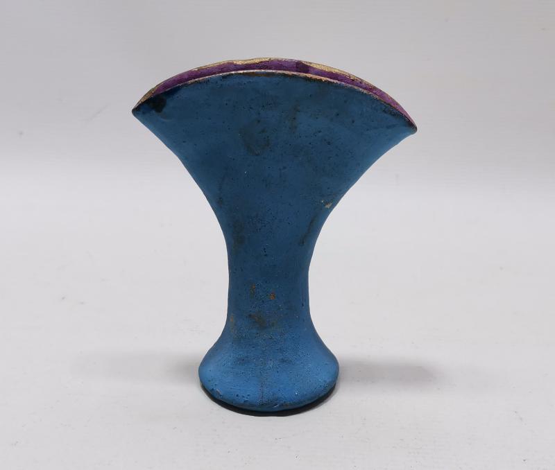 ANTİKA SAKIZ ADASI İŞİ FARKLI FORMDA SERAMİK VAZO