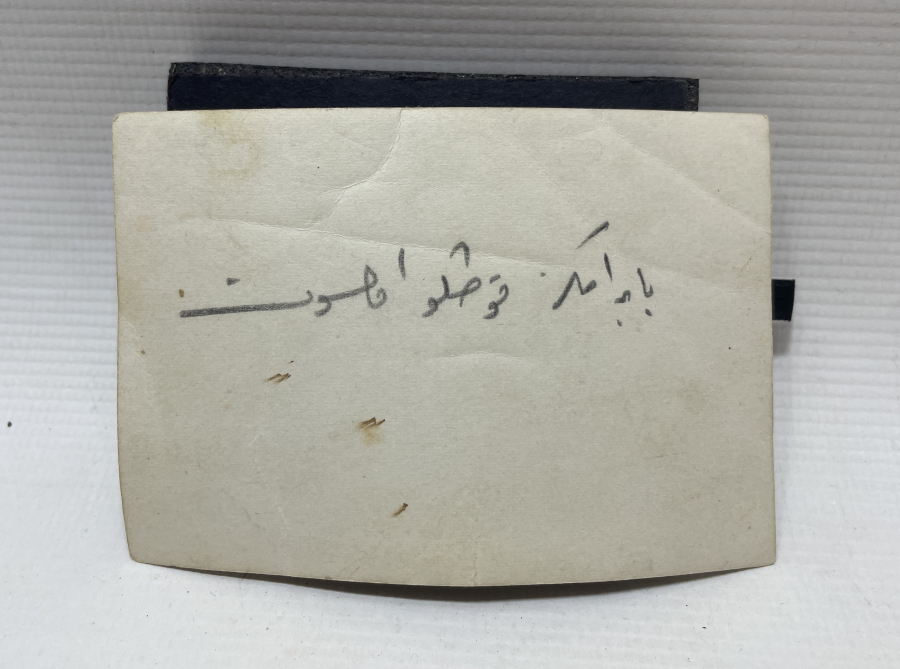 ARKASI OSMANLICA YAZILI CUMHURİYET BAŞLARI ORJİNAL ATATÜRK FOTOĞRAFI