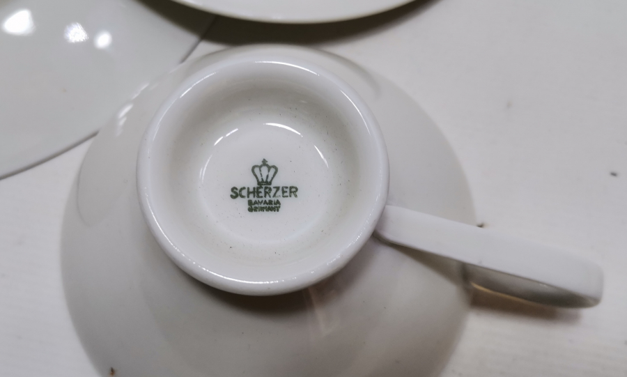 BAVARIA MARKA ANTİKA TRİO ÇAY TAKIMI