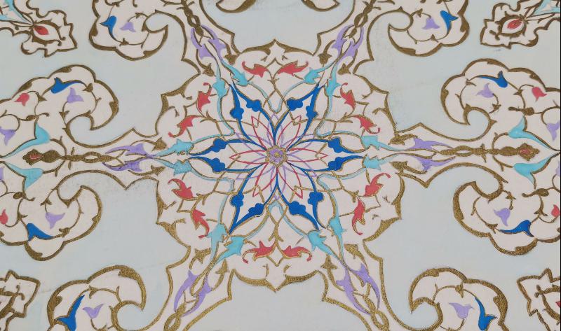 BURSA YEŞİL TÜRBE ÇİNİLERİ V. GÖNÜLAL İMZALI RESİM