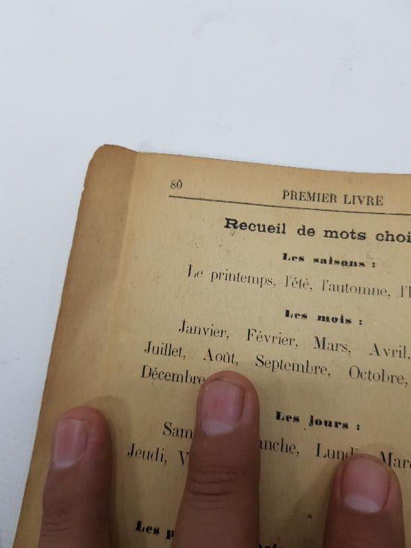 ÇOK NADİR OSMANLICA FRANSIZCA ÖĞRENİM KİTABI: ALPHABET