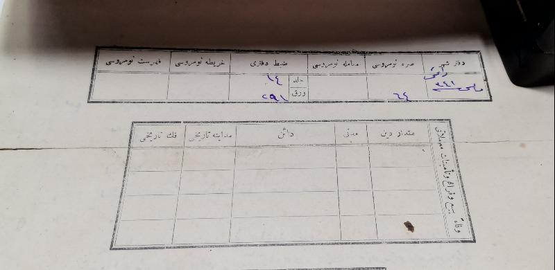 CUMHURİYET İLK DÖNEM OSMANLICA BOLU GEREDE İLÇESİ TAPU SENEDİ