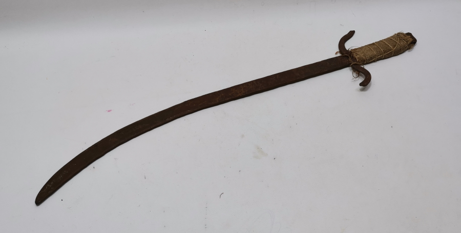 DEMİRCİ İŞİ EL YAPIMI ANTİKA DEKORATİF KILIÇ