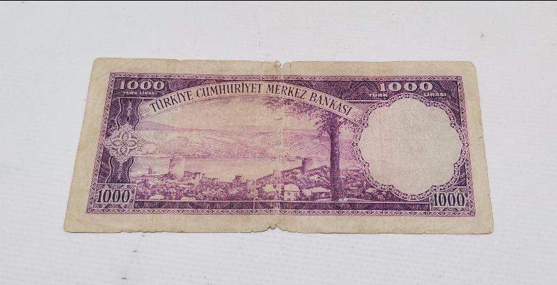 MEŞHUR MOR BİNLİK - 5. EMİSYON 1000 LİRA 